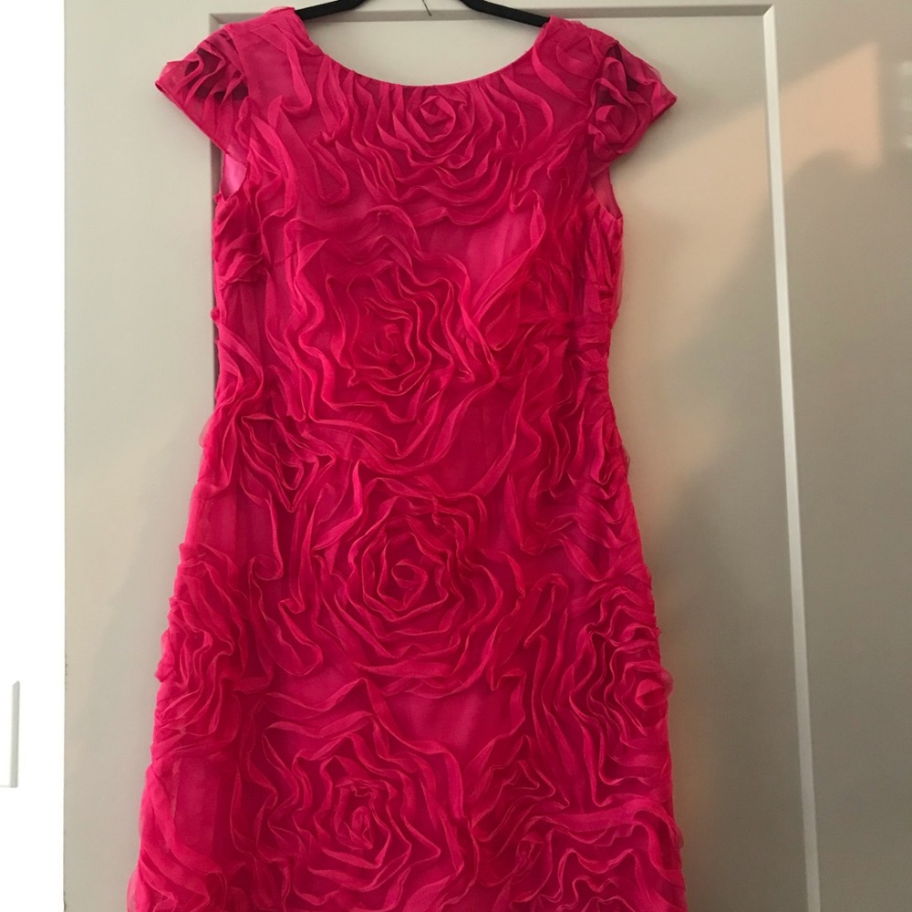 Vibrant hot pink Antonio Melani dress.